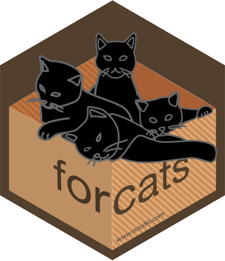 forcats hex sticker